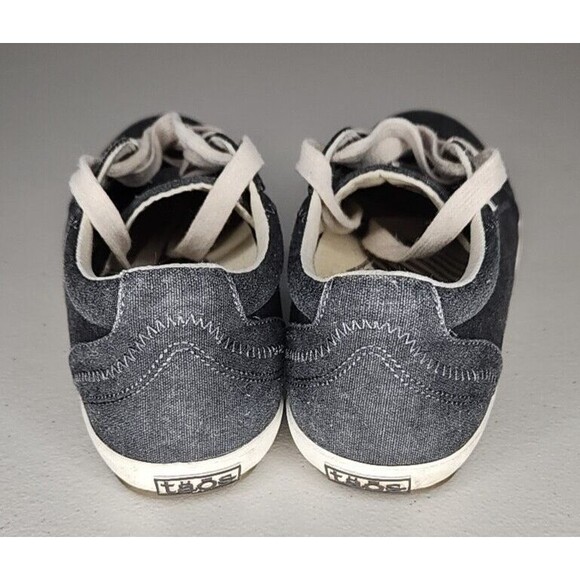 Taos Womens Star Charcoal Wash Canvas Fashion Sneaker Size 7 EU 36 - Picture 5 of 8